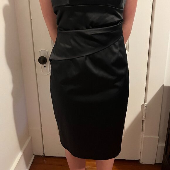 Black strapless cocktail dress - Picture 3 of 11